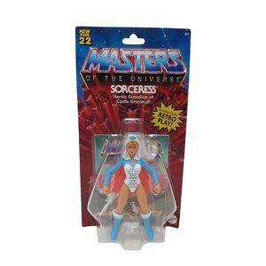 Masters of the Universe SORCERESS Action Figure Retro Play 2021 New Unopened